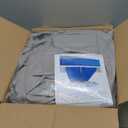 1200D Heavy Duty Waterproof T-Top Boat Center Console Cover with Motor Cover, Thick Tear-Resistant Marine Grade Polyester for T-Top Boat Center Console and Helm, 95" L x 59" W x 72" H, Gray