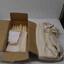 Kids Play Teepee Tent with Carry Bag 43 x 43 x 63 Inch, Natural Cotton Canvas + Pine Wood Frame