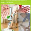 Convenient Any Cloth Changing Mini Lazy Snap Grip Mop Wet and Dry Click on Automatic Gripping Zero Touch for Home Use Portable Quick Small Cleaning Clip Set Hands Free Dust Kitchen Floor