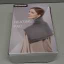 VAAGHANM Heating Pad: Electric Heat Pad for Neck & Shoulders & Back - Weighted Instant Heating Pads-6 Heat Options & 6 Auto Timer Mode- Gifts for Mom Women-Grey