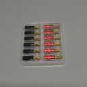 Banana Plugs with Dual Set Screws,Black and Red Aluminum Shell,6 Pairs