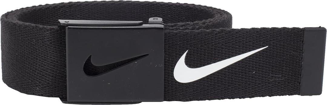Nike Men's Essentials Single Web Belt (Black)
