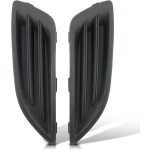 AUTOKAY Front Bumper Fog Light Lamp Lens End Cover Left and Right Side Fits for Ford Fiesta 2014 2015 2016 2017 2018 Kidney Grill
