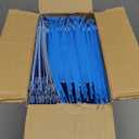 Two Pocket Folders, RAZCC 75 Pack Two Pocket Folders with Prongs, 3 Prong Folders Fit Letter Size Paper, Pocket File Folders for School Office Home Business, Blue