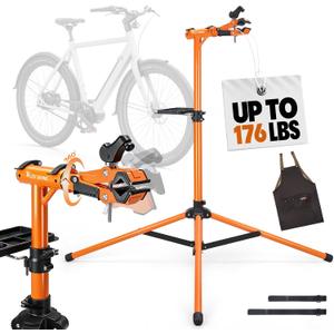 West Biking Bike Repair Stand, 176lb Heavy-Duty Bicycle Repair Stand | Height Adjustable From 40.5 To 67 Inches, With a Magnetic Swivel Tray, Suitable For Mountain Bikes, Road Bikes, And E-Bikes