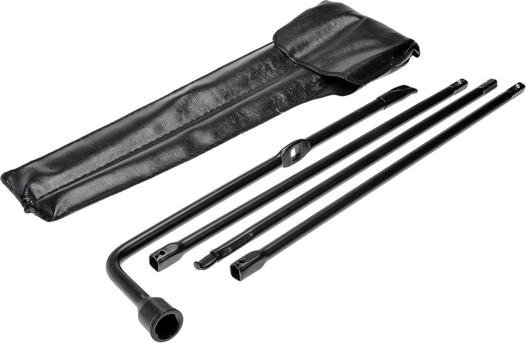 Spare Tire Jack Handle Kit,Vehicle Maintenance Spare Tire Tool Kit, Wheel Lug Wrench w/Leather Case Compatible with Super Duty 2008-2016