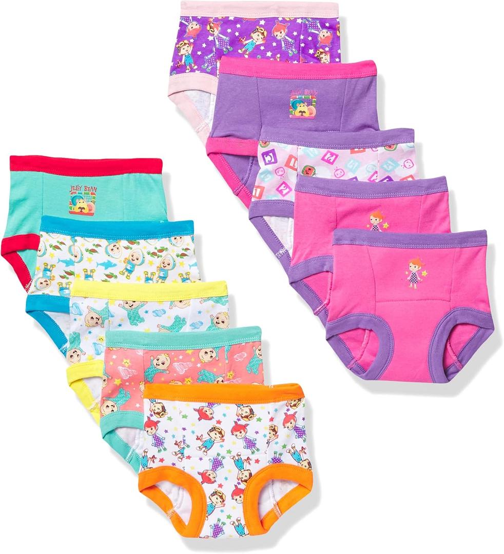 CoComelon Unisex Baby Toddler Potty Training Pants with Stickers and Success Tracking Chart (3T)