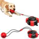 Interactive Suction Cup Tug of War Dog Pull Toys for Medium and Large Dogs, Chew & Puppy Teething Puzzle Toy Ball, Mental Enrichment Toy for Aggressive Chewers to Keeps Dogs Busy