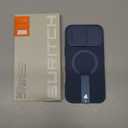 SURITCH for iPhone 16 Pro Max Case with Magnetic Camera Slide Cover and Adjustable Kickstand, Compatible with MagSafe, Shockproof Bumper Case Slim Protective Cover 6.9 Inch, Blue