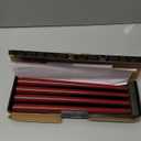 CANDWAX 12 inch Burgundy Taper Candle Pack of 4 - Unscented Smokeless Dripless Candlesticks - Candle Sticks for Party Dcor, Christmas Home Decor, Dinner Table Centerpieces - Christmas Taper Candles