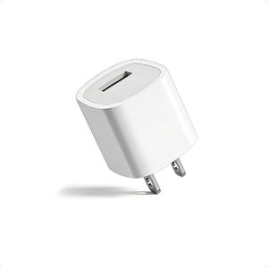 5W USB Chrager Block for Apple Watch 11/10/9/8/7/6/5/iWatch/iPhone 11/XS/XR/X/SE Series, 5V 1A Single Port USB-A Plug Travel Charging Box Cube Adapter Plug for Phone (Galaxy,Moto,LG), Kindle, 1Pack