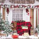 Patelai 36 Pieces Glass Icicle Ornaments for Christmas Tree 3.5-5.5 Inch Twisted Clear Icicle Hanging Ornaments with 36ft Crystal Roll Line for Xmas Winter New Year Holiday Decorations