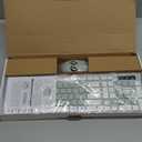 Wireless Keyboard and Mouse Combo, Full-Sized Wireless Keyboard and Adjustable DPI Mouse, 2.4GHz USB Receiver, Silent Keyboard and Mouse for PC, Windows, MAC, Desktop, Laptop (Avocado Green)