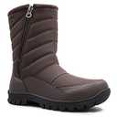 mysoft Mens Winter Snow Boots Waterproof Insulated Mid-Calf Hiking Boot Boot Fur Lined Warm Outdoor Tall Shoes Lightweight Size 7