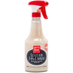 Griot's Garage Leather 3-in-1 Spray, Cleaner and Conditioner for Leather and Vinyl, Car Seats and Vehicle Interior, Truck, RV, Boats, and Home, 10963, 22 oz