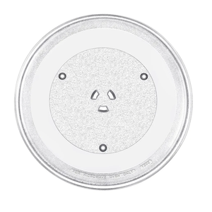 13.5" Microwave Glass Turntable Plate by Beaquicy - 13 1/2 Inches Glass Tray Replacement for GE Hotpoint Microwave - Replace Microwave Glass Tray # WB39X10032 JVM3160DF1BB JVM3160DF1CC JVM3160DF1WW