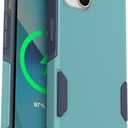 OtterBox iPhone 13 (Only) Commuter Series Case Thin, Dual-Layer, Pocket-Friendly, Port Cover Teal/Blue