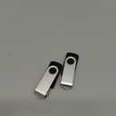 2 Pack 64GB USB Flash Drive USB 2.0 Thumb Drives Jump Drive Fold Storage Memory Stick Swivel Design - Black