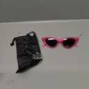 livho Retro Vintage Narrow Cat Eye Sunglasses for Women Clout Goggles Plastic Frame