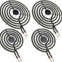 MP22YA Electric Range Burner Element Unit Set - Replacement for Ken-more Whirlpool May-tag Hardwick Norge Ranges/Stoves - Include 2 pcs MP15YA 6" and 2 pcs MP21YA 8" by Beaquicy