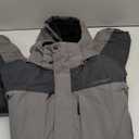 FREE SOLDIER Men's Waterproof Ski Jacket Fleece Lined Warm Winter Snow Coat with Hood Fully Taped Seams. M