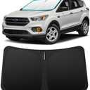 INSAUTO Foldable Windshield Sun Shade for Ford Escape 2013-2019, Heat & UV Protection Car Sunshade with Storage Bag, Keep Interior Cool & Easy Installation