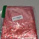 Newwiee 3 Pcs 120 Inch Red Gold Gauze Table Runner Thick Glitter Metallic Foil Sheer Chiffon Tulle Party Table Decor Centerpiece for Dining Wedding Anniversary Holiday Party