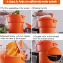 Commercial Salad Spinner 2.5 Gal / 10 Qt Heavy Duty Manual Lettuce Dryer with Stainless Steel Shaft, Large Capacity Vegetable Dryer Basket with Brake & Drain System for Restaurant Kitchen & Food Prep