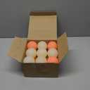 Vinsot Glow in The Dark Lacrosse Ball for Indoor Outdoor Games Night Practice Training & Practice Equipment Bulk Lacrosse Ball
