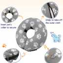 Supet Inflatable Dog Cone Collar Alternative After Surgery, Dog Neck Donut Collar Recovery E Collar for Neuter, Soft Pet Cone for Small Medium Large Dogs