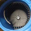 blessny 1/2 HP ETL Listed Carpet Dryer Fan, 2600 CFM Air Blower Mover for Home Drying, 15 Ft Long Cord Portable Floor Blower Fan with 3-Speeds (Blue)