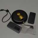 Rechargeable Battery LED Spotlight Indoor: Wireless Mini Art Accent Spot Lights with Timer Remote - Small Dimmable Uplight for Plants Display Painting Dartboard Artwork Portrait Closet (2 pack, Black)