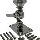 Marine-Grade Heavy-Duty Adjustable Fixed Mount for Starlink Mini Antenna - Flat Dish Base Perfect for Boats, Yachts, Sailboats, and Trawlers (LM-SMINI-HDBRK)