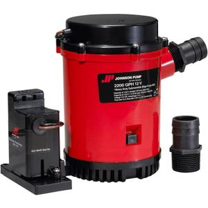 Johnson Pumps 02204-00 Auto Pump with Electromagnetic Switch, 12V