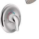Moen Chateau Chrome Posi-Temp Bathtub Trim Kit with Shower Head, Lever Handle, and Tub Spout, Valve Required, TL183EP (.5)