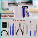 24 Packs Rubber from Moving Retaining Clip Rings Rubber Roller Replacements Sets Compatible with Cricut Maker/Maker 3 Only Roller Resolution for Cricut Maker Complete Repair Tools