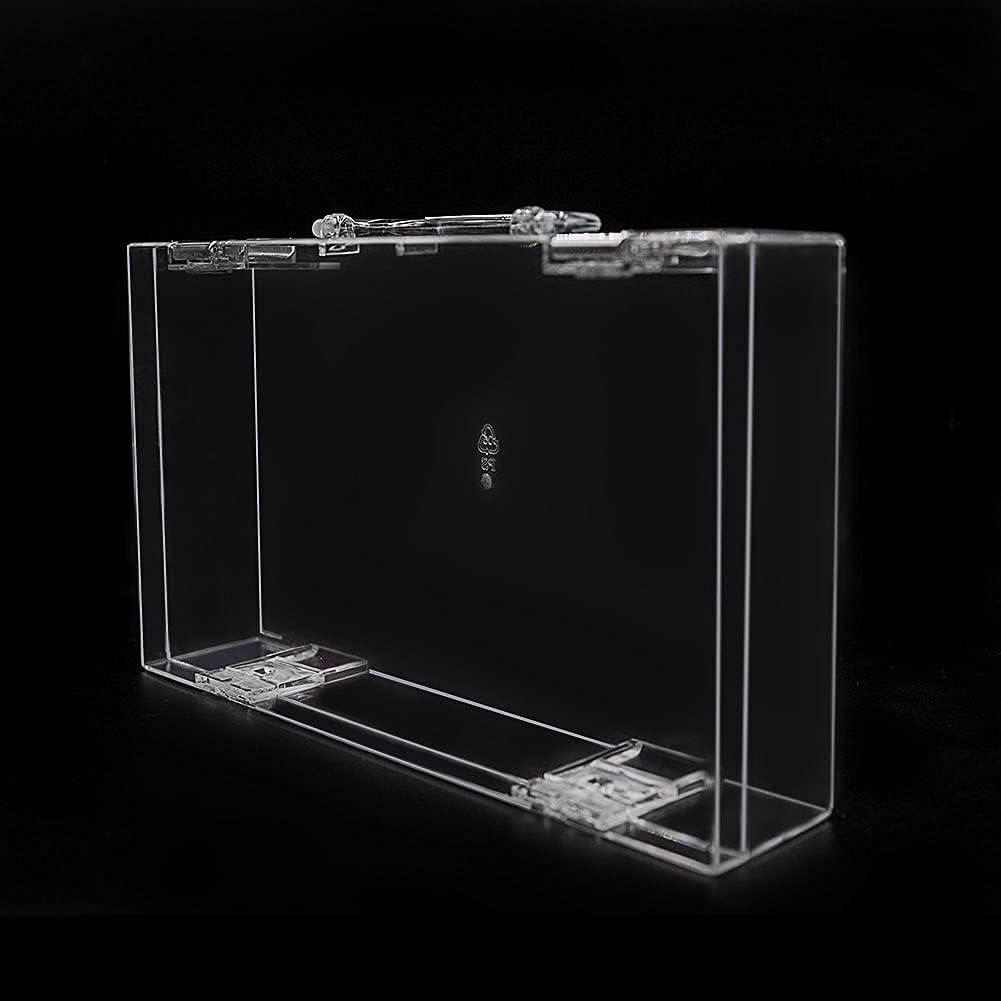 High Transparency Visible Plastic Box Clear Storage Case with Lid Use for Organizing Jewelry, Tools, Office supplies, Pet supplies, DIY materials,Use as handbags