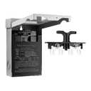 30 Amp AC Disconnect Switch Outdoor 120/240VAC Pull Out Switch Waterproof Metal Box for Air Conditioning Fused (Fuse not Included)