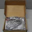 24 Sets Christmas Wind Chimes Craft DIY Color Your Own Wooden Wind Chime Santa Claus Snowman Coloring Hanging Crafts for Christmas Winter Party Favor Home Activities