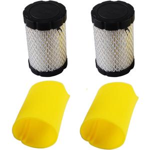 Air Filters Replace Compatible with 796031 (591334 or 594201) Plus 797704 Foam Pre-cleaner (Pack of 2)