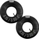 Mission Automotive Replacement Tire Inner Tubes - 2 Pack - Fits 4.10/3.50-4 Inch Wheels - Great for Wheelbarrows, Dollies, Lawn Mowers, Yard Trailers and Other Outdoor Equipment