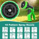 Expandable Garden Hose - 50 ft Expanding Water Garden Hoses, No Kink Lightweight Flexible Hose with 3/4" Solid Fittings and 4-Layer Latex Cores - 50ft Retractable Stretch Car Washing Pipes