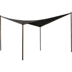 Coolaroo 99% UV Block Modern Butterfly Gazebo for Backyard, Patio and Garden with Lightweight Aluminum Frame, 13'1" X 13'1", Charcoal