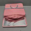 TOMKID 5200°F Fireproof Document Box, Fire Important Document Organizer with Lock, Upgraded Heat Insulated Filing Storage Cabinet Office Organization (5200°F Fireproof Box, Pink)