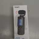 W & O Vlogging Camera with 180 Rotating Lens, Pocket Body Camera with Audio & Video Recording,7-Hour Battery, Handheld POV Cameras with 32GB Card, Easy One-Button Recording for Travel, Daily Life (Black)