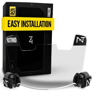 Nxtrnd VZR1 Football Visor, Flat Lens Technology, Fits Adult & Youth Football Helmets