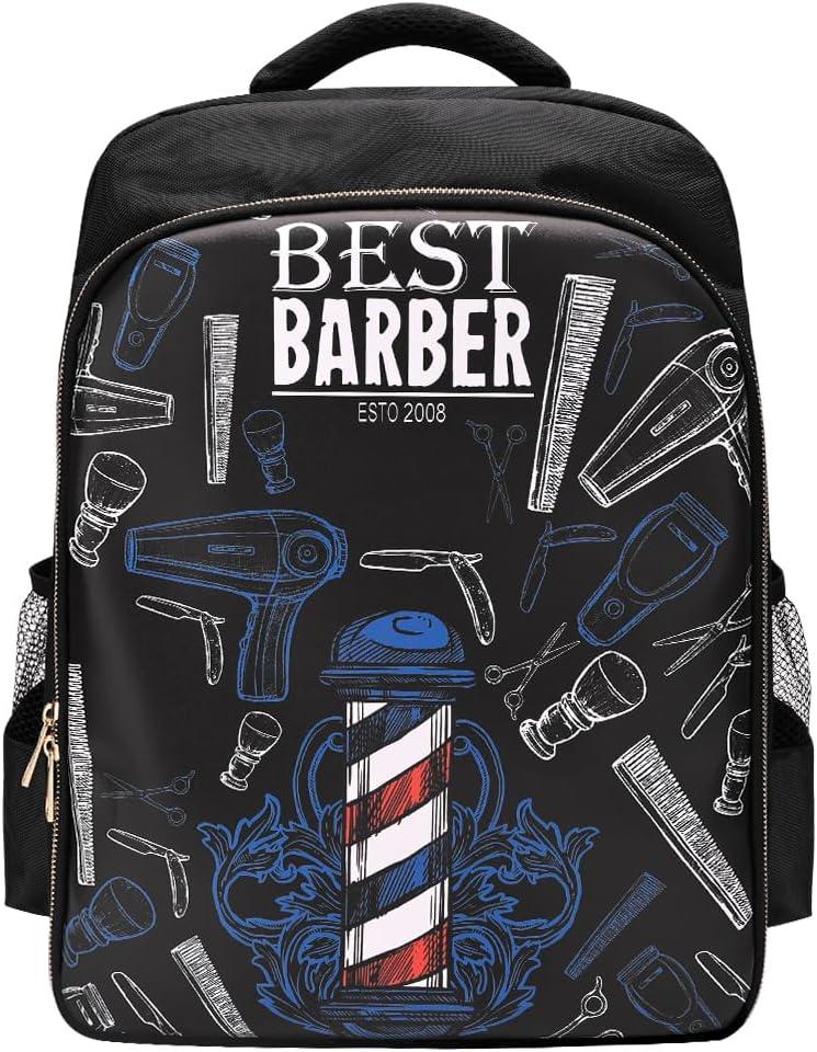 Barber Supplies Bag Organizer for Clippers and Supplies, Portable Hairstylist Clipper Backpack Travel Barber Shop Tools Bag