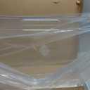 2222 Inches Oversize Extra Large Sturdy Clear Acrylic Serving Tray King Size Decorative Big Ottoman Trays with Cut Out Handles Water Proof Bed Tray Coffee Counter Top Organizer