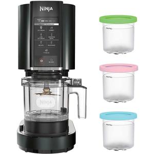 Ninja CN301CO CREAMi Ice Cream Maker, for Gelato, Mix-ins, Milkshakes, Sorbet, Smoothie Bowls & More, 7 One-Touch Programs,