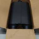 Muffler 2 Chamber 2.5" Universal Mufflers Performance Race Exhaust Muffler 2.5 IN Pipe,Aggressive Sound,Black(2.5" center in/2.5" dual out/overall 18")